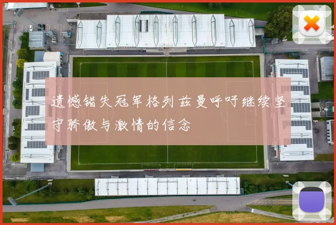 遗憾错失冠军格列兹曼呼吁继续坚守骄傲与激情的信念